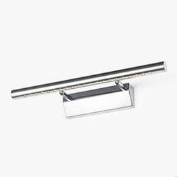 Recurso de aço inoxidável para iluminação de banheiro com luz ambiente Luz de parede