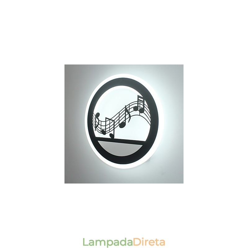 Luminária de parede criativa para cabeceira de quarto, luminária de acrílico para corredor de entrada, lâmpada simples e moderna para escada e varanda