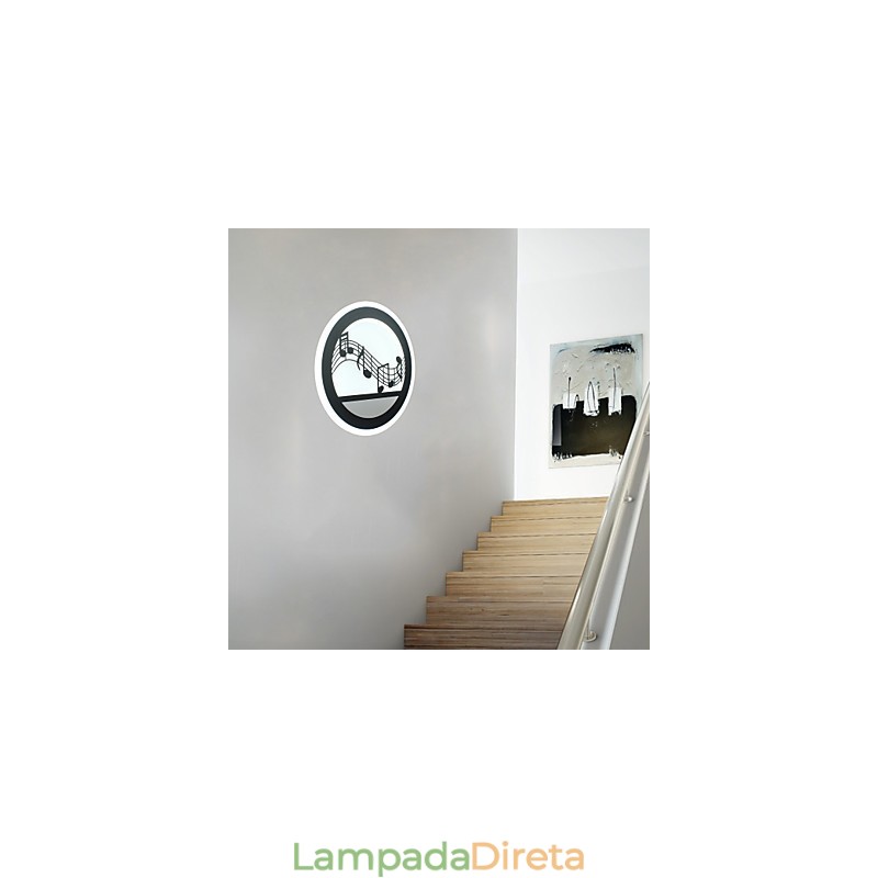 Luminária de parede criativa para cabeceira de quarto, luminária de acrílico para corredor de entrada, lâmpada simples e moderna para escada e varanda