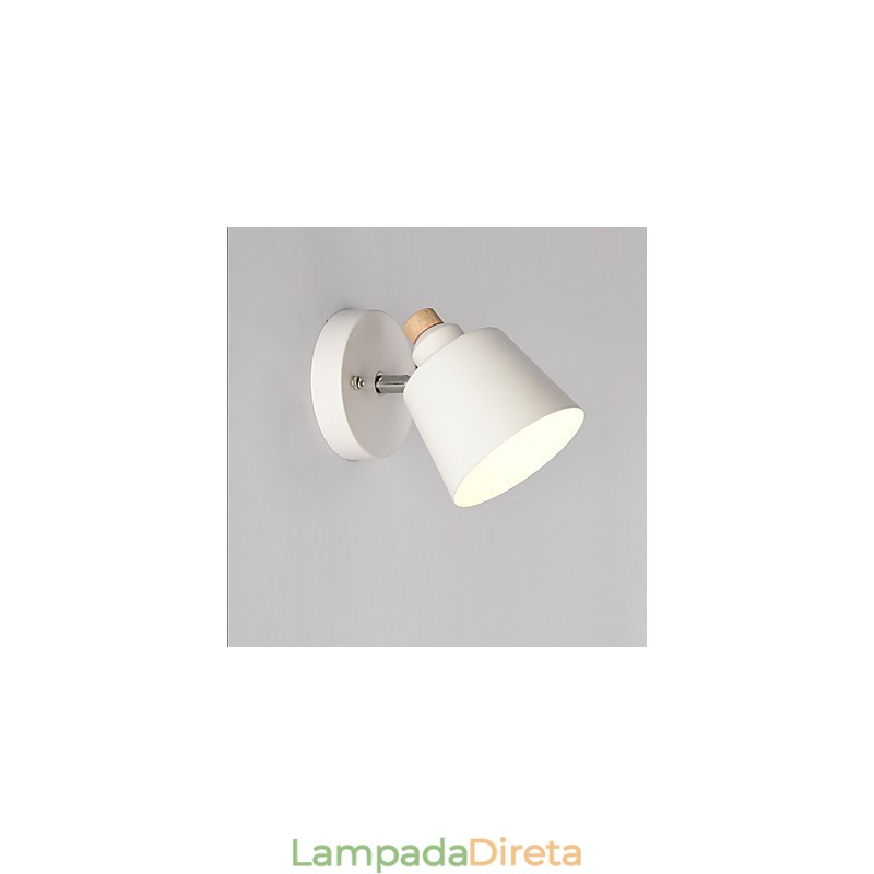 Luminária de parede moderna contemporânea com luz ambiente