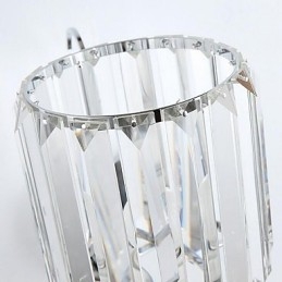 Cristal Moderno Contemporâneo Galvanizado Destaque Uplight Arandelas de Parede Luz de Parede