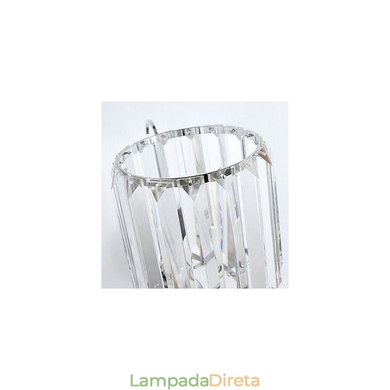 Cristal Moderno Contemporâneo Galvanizado Destaque Uplight Arandelas de Parede Luz de Parede