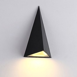 Novidade integrada, recurso moderno e contemporâneo para arandelas de parede de luz ambiente estilo mini, luminária de parede externa à prova d'água