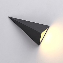 Novidade integrada, recurso moderno e contemporâneo para arandelas de parede de luz ambiente estilo mini, luminária de parede externa à prova d'água