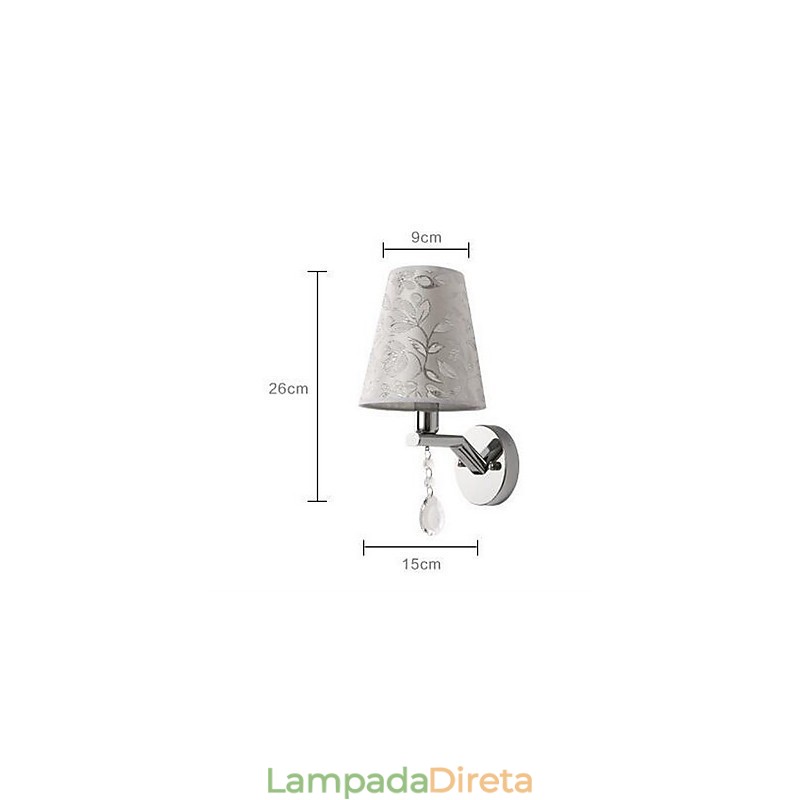 Cristal Moderno Contemporâneo Outros Destaque Uplight Wall Sconces Luz de Parede