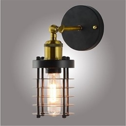 Pintura retrô country vintage simples para arandelas de parede com luz ambiente estilo mini