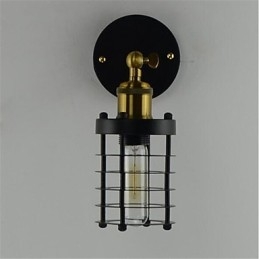 Pintura retrô country vintage simples para arandelas de parede com luz ambiente estilo mini