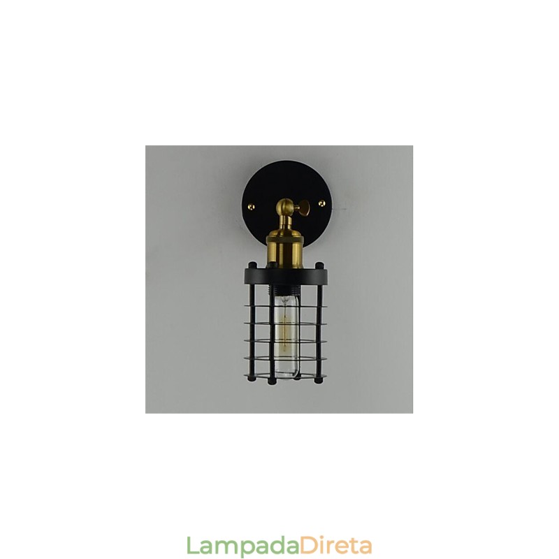 Pintura retrô country vintage simples para arandelas de parede com luz ambiente estilo mini