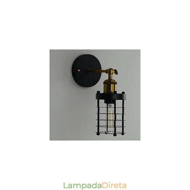 Pintura retrô country vintage simples para arandelas de parede com luz ambiente estilo mini