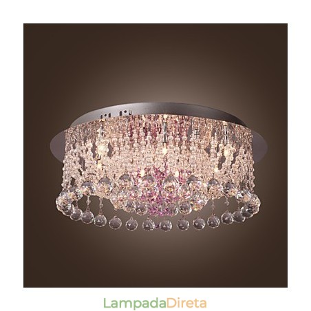 Lustre de Cristal de Luxo com 12 luzes Louis Design