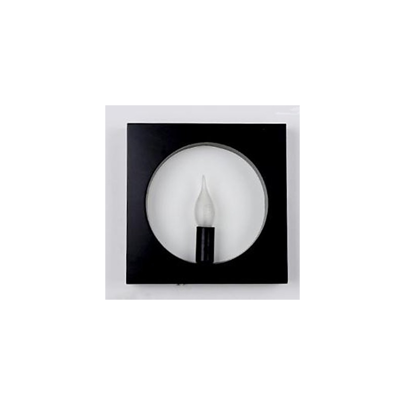 Luminária de parede moderna e simples com arte em ferro, fundo criativo para sala de estar, cabeceira da cama, moldura quadrada, decoração, lâmpadas e lanternas