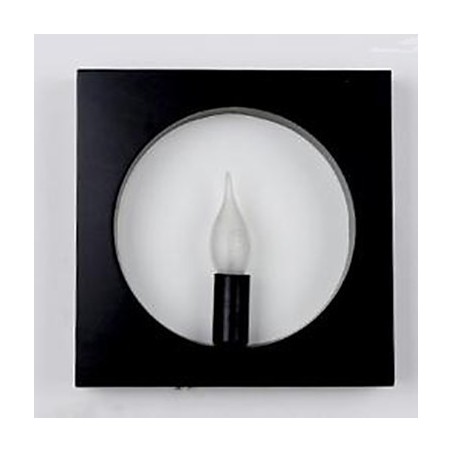 Luminária de parede moderna e simples com arte em ferro, fundo criativo para sala de estar, cabeceira da cama, moldura quadrada, decoração, lâmpadas e lanternas Luminária de parede moderna e simples com arte em ferro, fundo criativo para sala de estar, cabeceira da cama, moldura quadrada, decoração, lâmpadas e lanternas