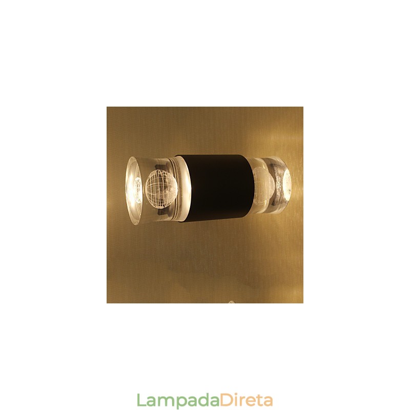 Recurso simples integrado para arandelas de parede com luz ambiente