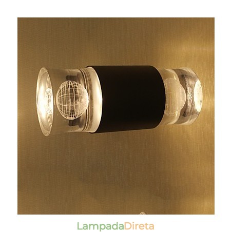 Recurso simples integrado para arandelas de parede com luz ambiente Recurso simples integrado para arandelas de parede com luz ambiente