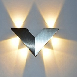Novidade para arandelas de parede estilo mini com vários tons e luz ambiente