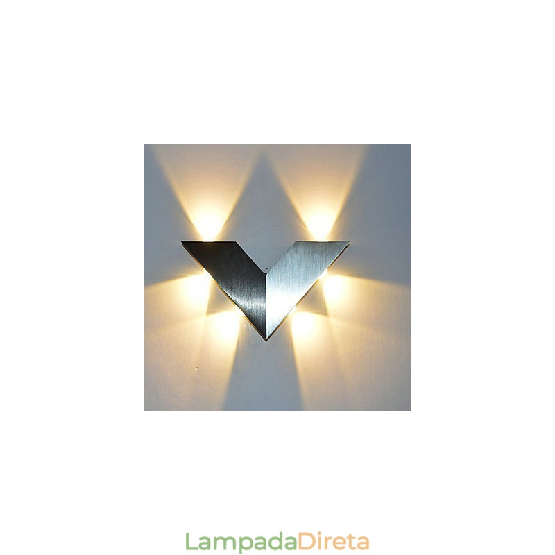 Novidade para arandelas de parede estilo mini com vários tons e luz ambiente
