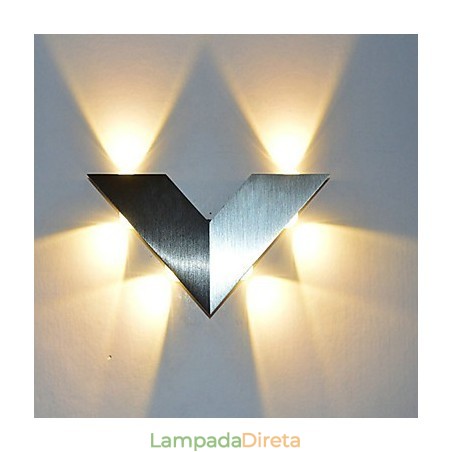 Novidade para arandelas de parede estilo mini com vários tons e luz ambiente Novidade para arandelas de parede estilo mini com vários tons e luz ambiente