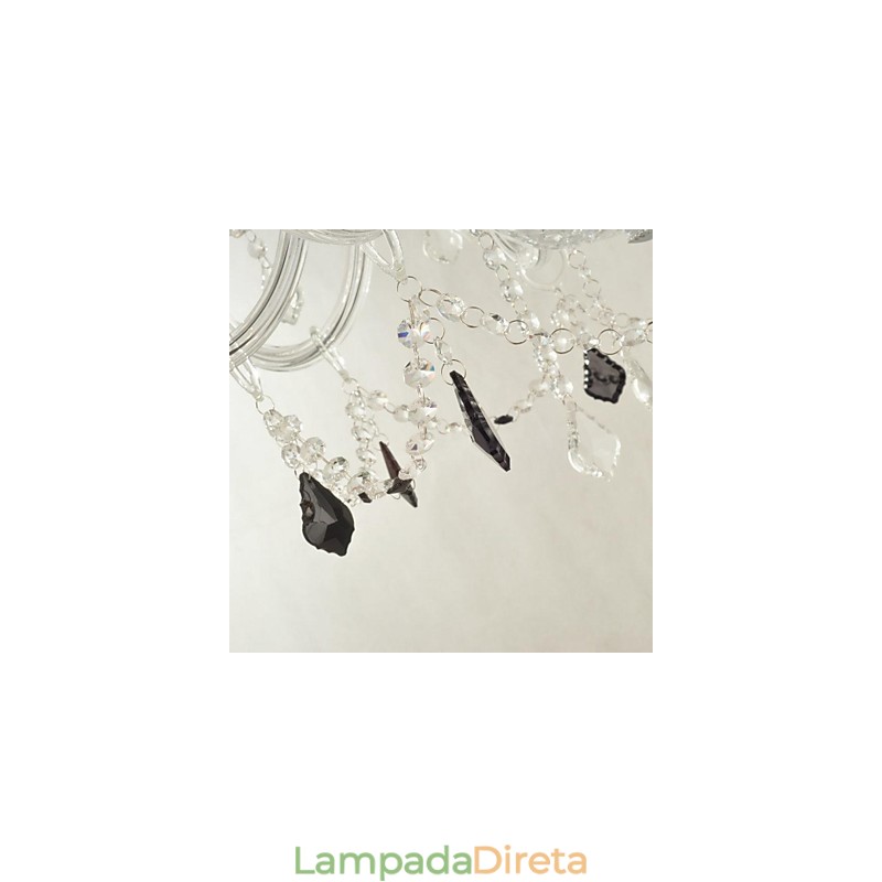 Lustre de cristal moderno e contemporâneo