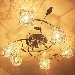 Moderno Contemporâneo Cristal Galvanizado Montagem Embutida
