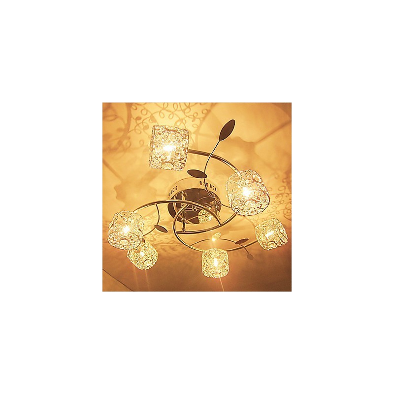 Moderno Contemporâneo Cristal Galvanizado Montagem Embutida