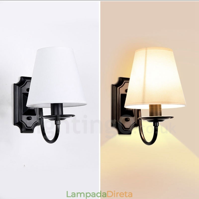 Apliques de parede internos contemporâneos modernos de luz única