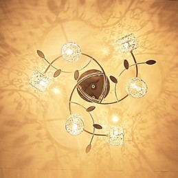 Moderno Contemporâneo Cristal Galvanizado Montagem Embutida