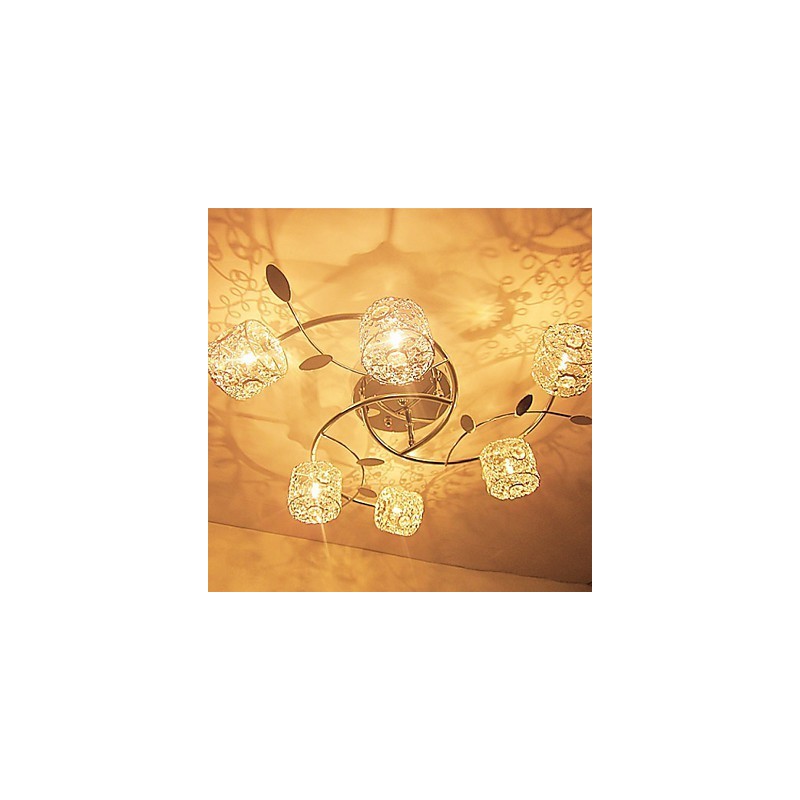 Moderno Contemporâneo Cristal Galvanizado Montagem Embutida
