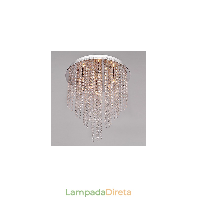 Mini estilo moderno e contemporâneo de cristal galvanizado metal montagem embutida