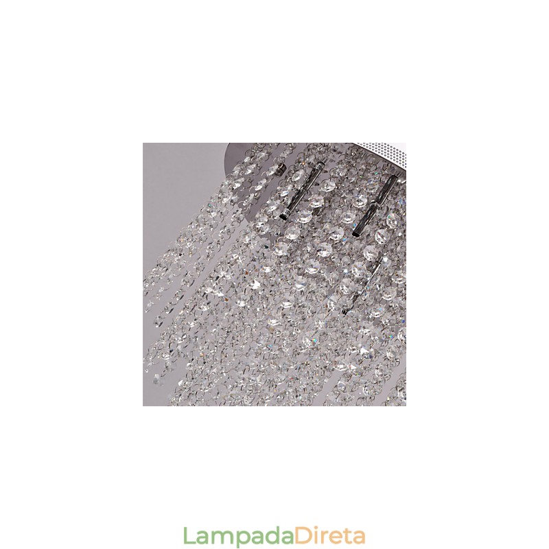 Mini estilo moderno e contemporâneo de cristal galvanizado metal montagem embutida