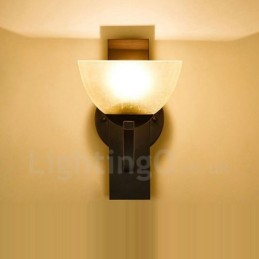 Apliques de parede clássicos tradicionais de luz única para interiores