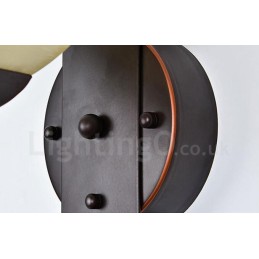 Apliques de parede clássicos tradicionais de luz única para interiores