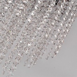 Mini estilo moderno e contemporâneo de cristal galvanizado metal montagem embutida