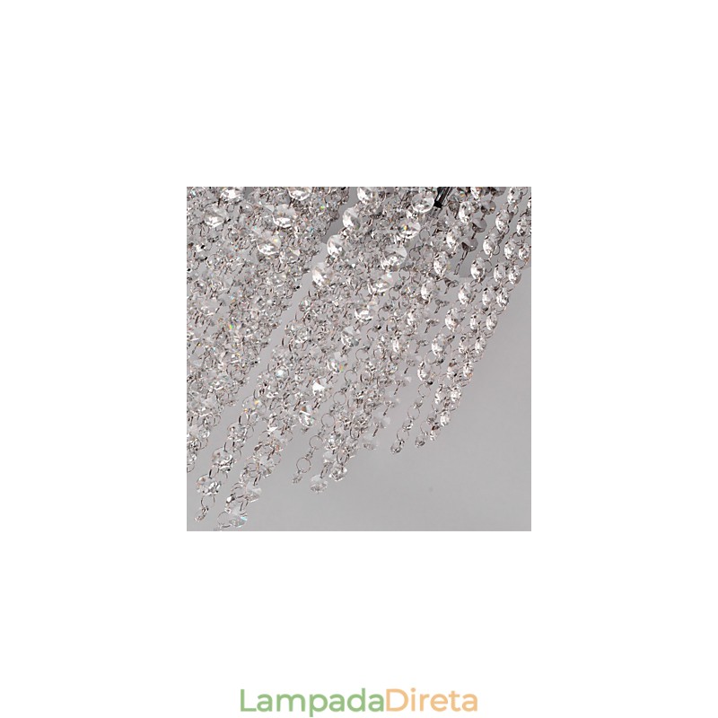 Mini estilo moderno e contemporâneo de cristal galvanizado metal montagem embutida