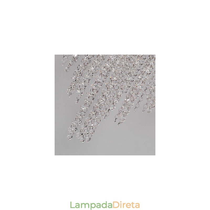 Mini estilo moderno e contemporâneo de cristal galvanizado metal montagem embutida