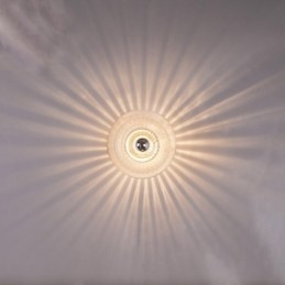 Arandelas de parede de lâmpada sem sombras Luz de teto contemporânea moderna