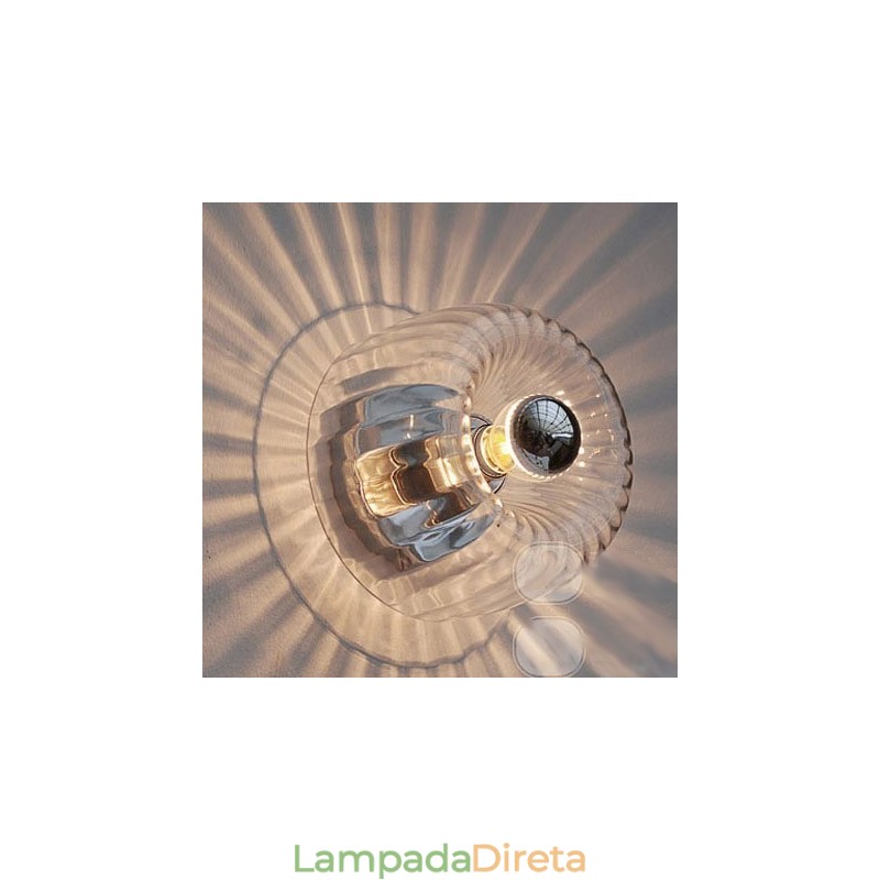 Arandelas de parede de lâmpada sem sombras Luz de teto contemporânea moderna