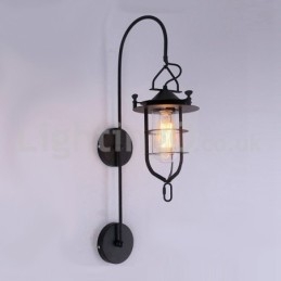 Luminária de parede retrô Dock Black Wharf Luzes de parede Dock Sconce Restaurante Sala de estar Café Bar Loja de roupas
