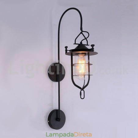 Luminária de parede retrô Dock Black Wharf Luzes de parede Dock Sconce Restaurante Sala de estar Café Bar Loja de roupas Luminária de parede retrô Dock Black Wharf Luzes de parede Dock Sconce Restaurante Sala de estar Café Bar Loja de roupas