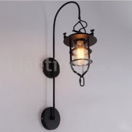 Luminária de parede retrô Dock Black Wharf Luzes de parede Dock Sconce Restaurante Sala de estar Café Bar Loja de roupas
