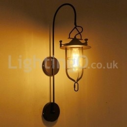 Luminária de parede retrô Dock Black Wharf Luzes de parede Dock Sconce Restaurante Sala de estar Café Bar Loja de roupas