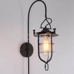 Luminária de parede retrô Dock Black Wharf Luzes de parede Dock Sconce Restaurante Sala de estar Café Bar Loja de roupas