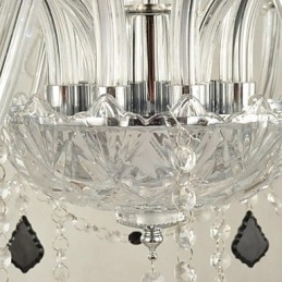 Lustre de cristal moderno e contemporâneo