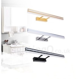 IP44 Espelho Lâmpada Banheiro Luzes Para Cima E Para Baixo Luzes De Parede Com Sombra De Acrílico Iluminação De Maquiagem