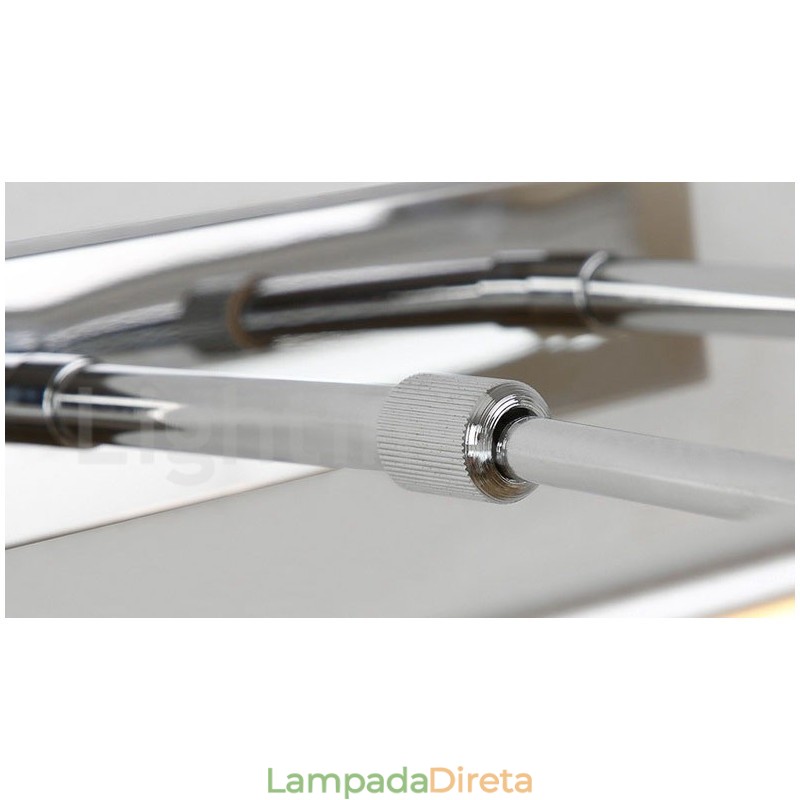IP44 Espelho Lâmpada Banheiro Luzes Para Cima E Para Baixo Luzes De Parede Com Sombra De Acrílico Iluminação De Maquiagem