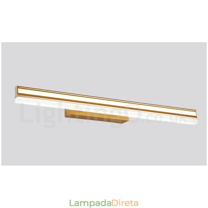 IP44 Espelho Lâmpada Banheiro Luzes de Parede Luzes com Sombra de Acrílico Maquiagem Iluminação