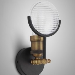 1 Luz Rústica Retro Vintage Luz de Parede com Sombra de Vidro Especial para Hotel Escritório Showroom Sala de Estar Sala de Jantar