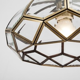 Família de luminárias de teto de cobre com design decorativo contemporâneo moderno