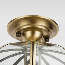 Família de luminárias de teto de cobre com design decorativo contemporâneo moderno