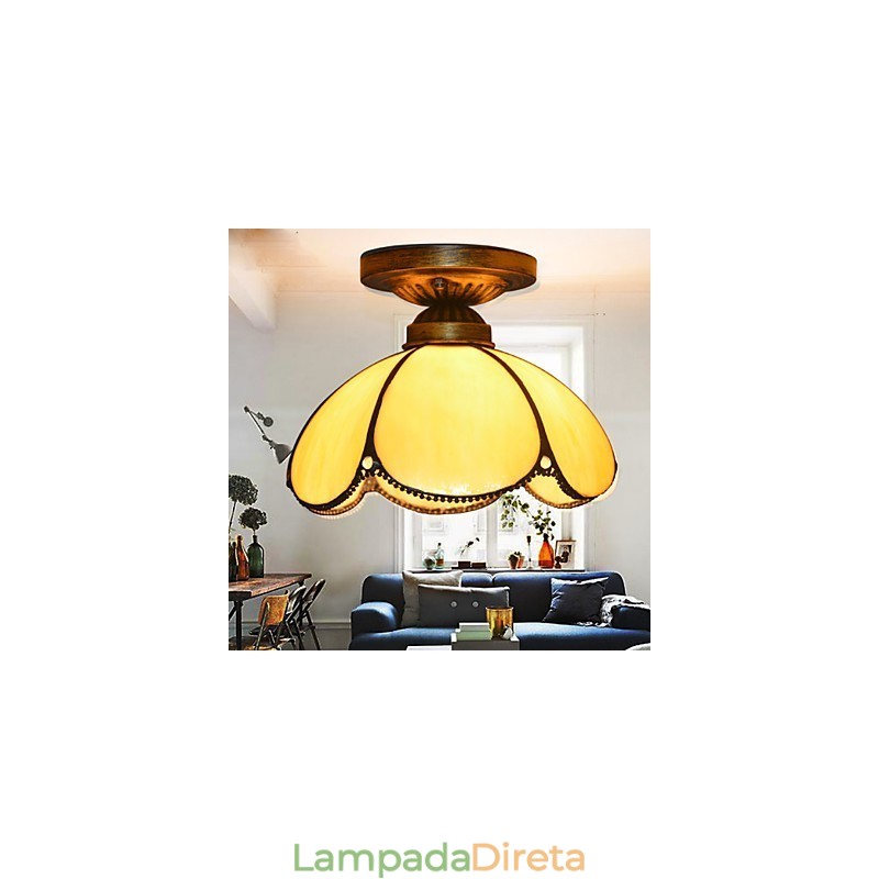 Tipo Europa Restaurando Formas Antigas É Contraído E Artes Criativas Absorvendo Lâmpada de Luz de Cúpula