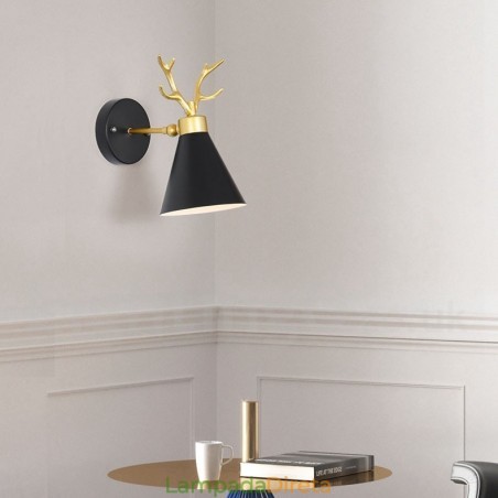 Luminária de parede Antlers moderna Luminária de parede Antlers moderna